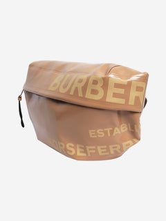 Brown coated horseferry canvas large belt bag Cross-body Bags Burberry 