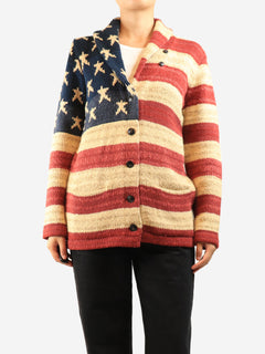 Multi heavy weight knit cardigan - size XL Knitwear Ralph Lauren 
