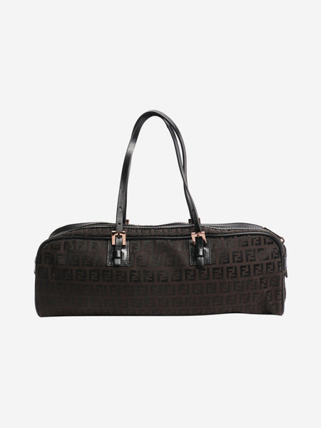 Brown Zucca canvas top handle bag product image