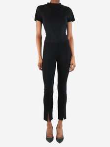 The Row Black stretch trousers - size XS
