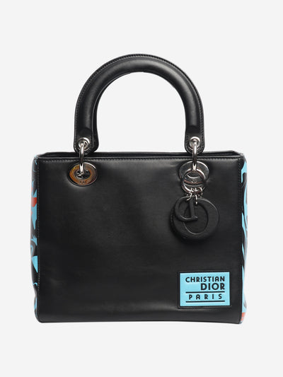 Black and blue floral 2015 Lady Dior bag Bags Dior 