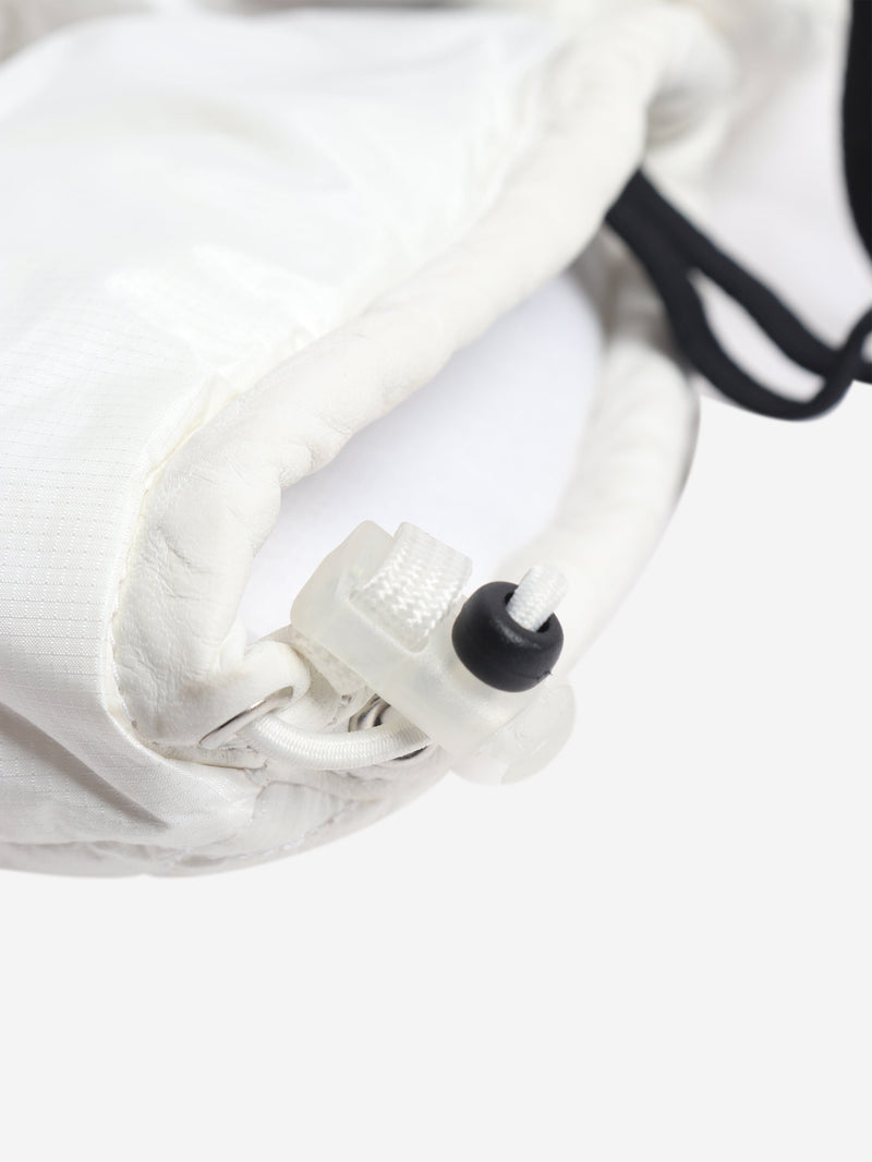 White quilted ski mittens Gloves Bogner 