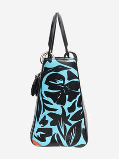 Black and blue floral 2015 Lady Dior bag Bags Dior 
