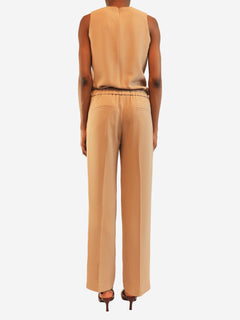 Neutral sleeveless jumpsuit - size S Jumpsuit Brunello Cucinelli 