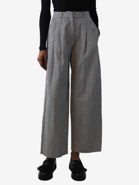 Gingham trousers - size UK 6 product image