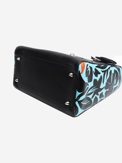Black and blue floral 2015 Lady Dior bag Bags Dior 