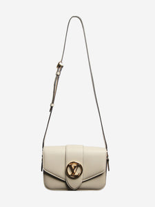 Louis Vuitton Ivory LV Pont 9 white gold hardware shoulder bag