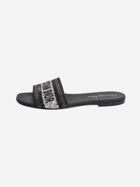 Black Dway crystal slides - size EU 37 product image
