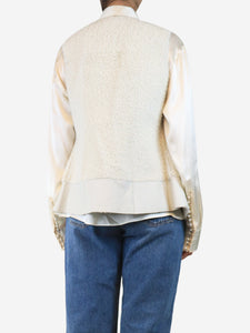 Bamford White shearling gilet - size S