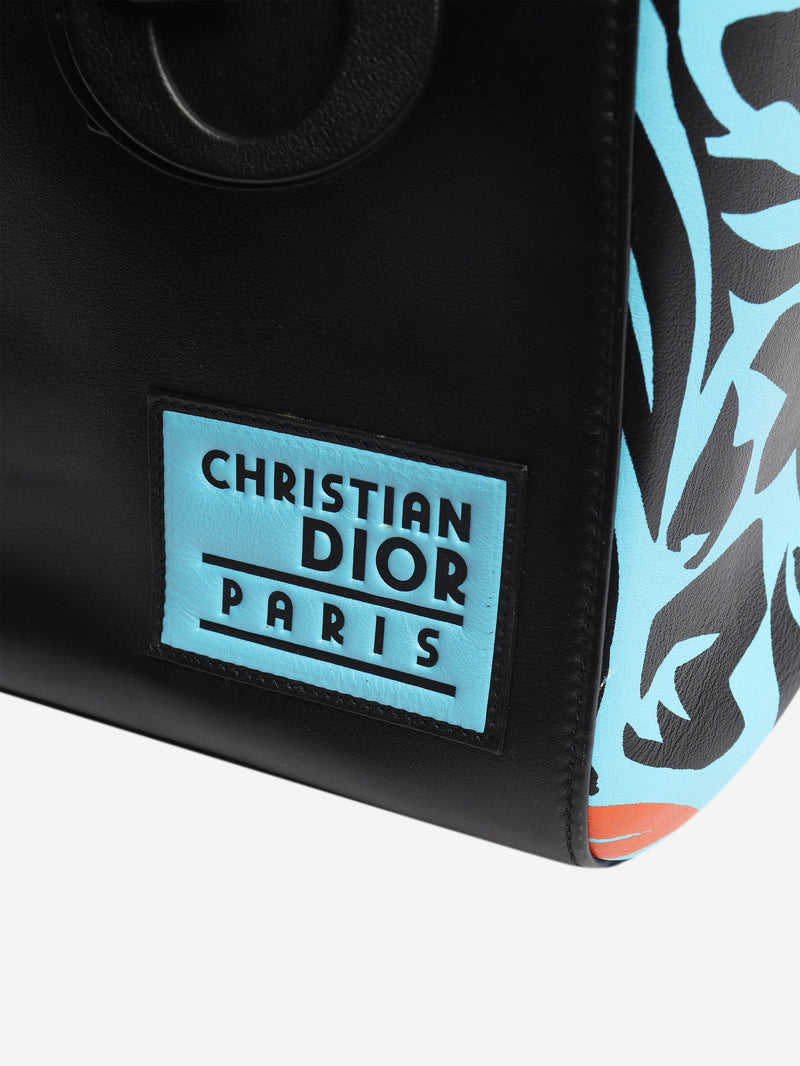 Black and blue floral 2015 Lady Dior bag Bags Dior 