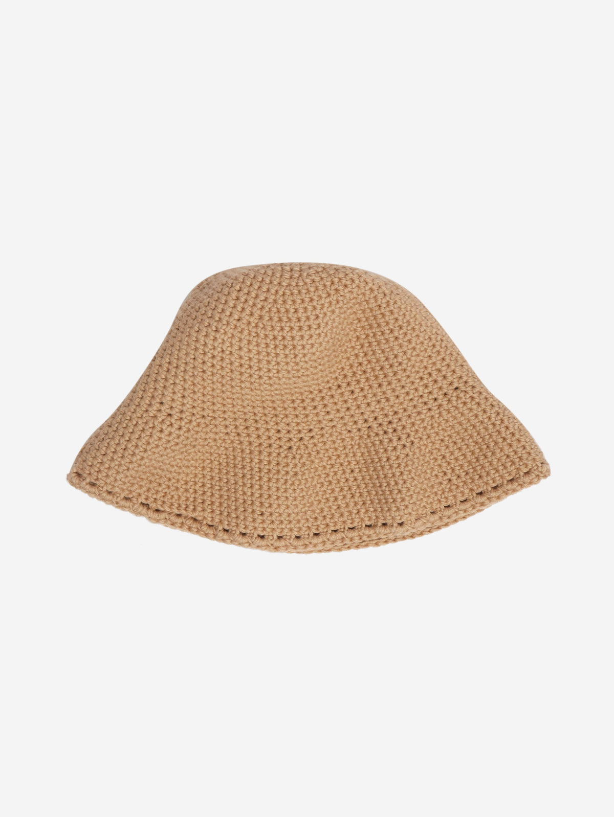Ruslan Baginskiy beige crochet knit bucket hat - view 2
