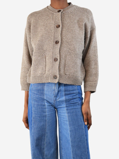Brown wool cardigan - size XS Knitwear Aiayu 