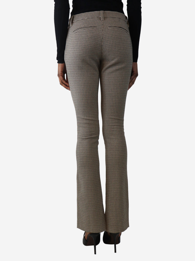Brown houndstooth trousers - size UK 6 Trousers A.L.C. 