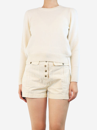 Cream cashmere jumper - size S Knitwear Chinti & Parker 