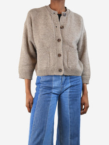 Aiayu Brown wool cardigan - size XS