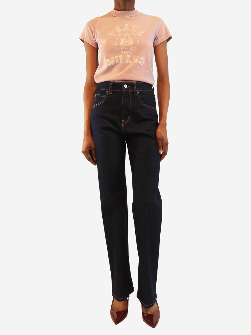 Blue high rise Julia jeans - size UK 8 Denim Victoria Beckham 