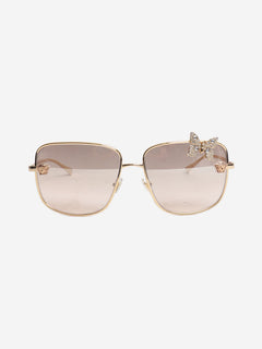 Gold butterfly sunglasses