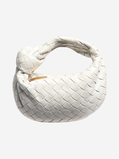 White mini Jodie bag Top Handle Bags Bottega Veneta 