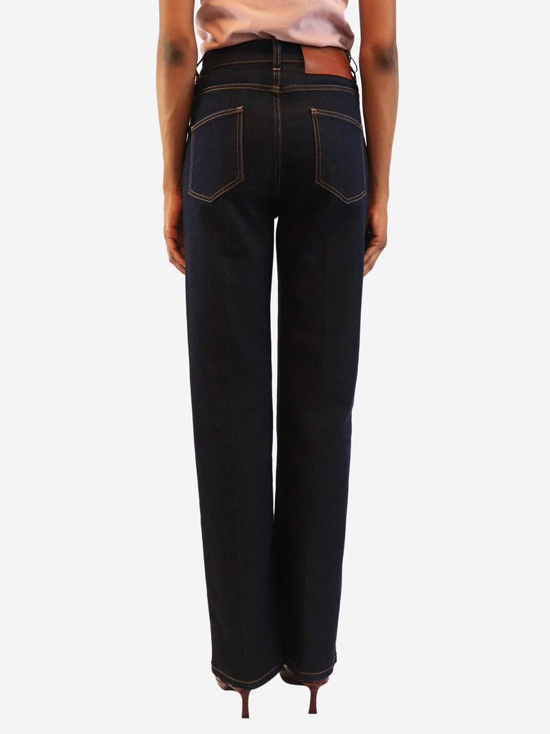 Blue high rise Julia jeans - size UK 8 Denim Victoria Beckham 