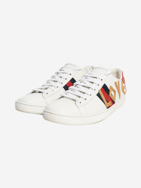 White Ace 'Loved' leather trainers - size EU 38.5 alternate image