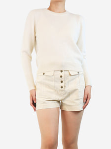 Chinti & Parker Cream cashmere jumper - size S