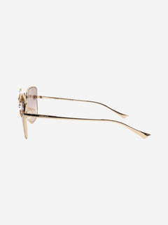 Gold butterfly sunglasses