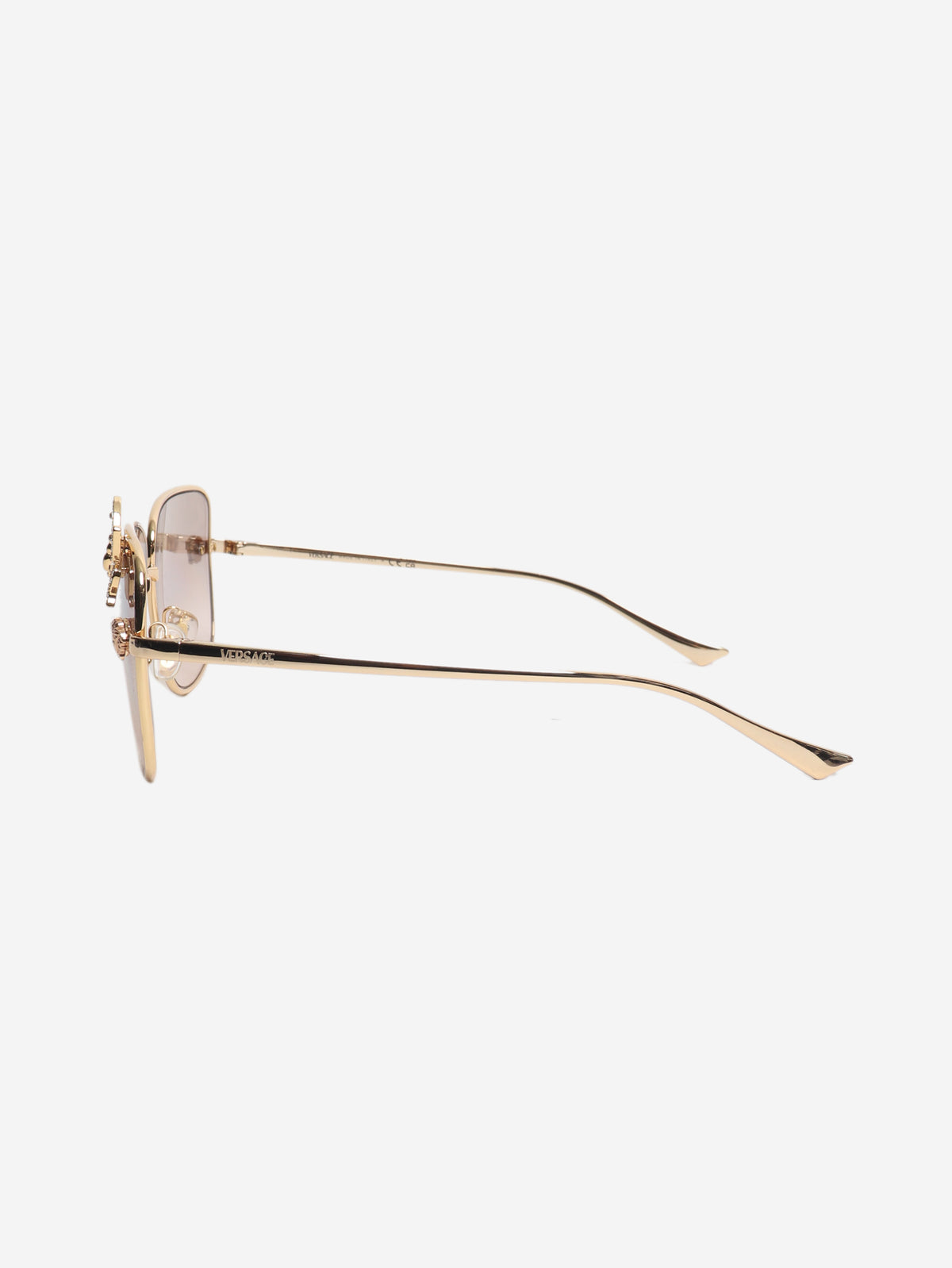 Gold butterfly sunglasses