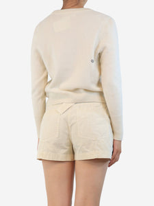 Chinti & Parker Cream cashmere jumper - size S