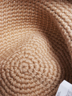 Ruslan Baginskiy beige crochet knit bucket hat - view 3