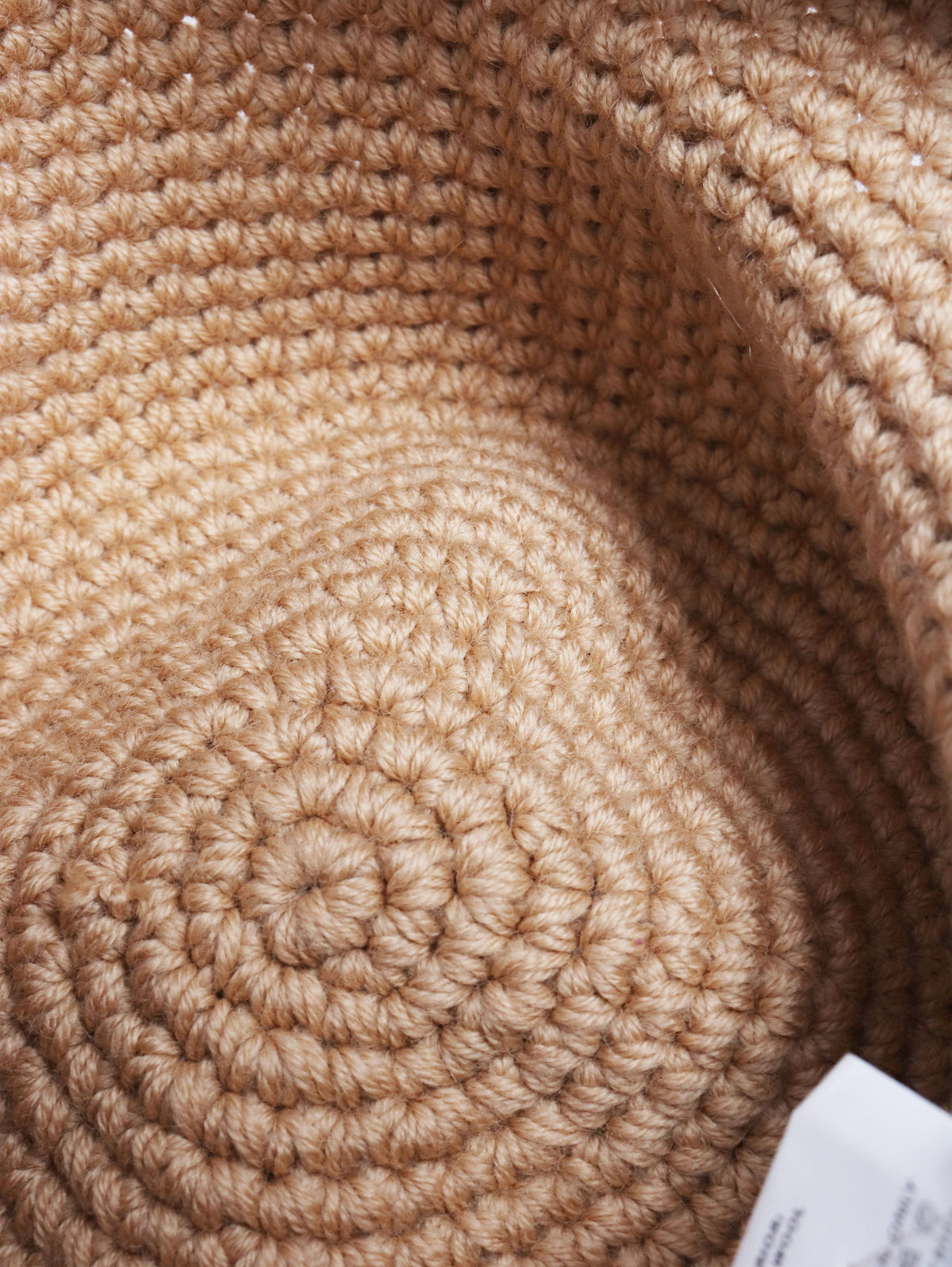Ruslan Baginskiy beige crochet knit bucket hat - view 3