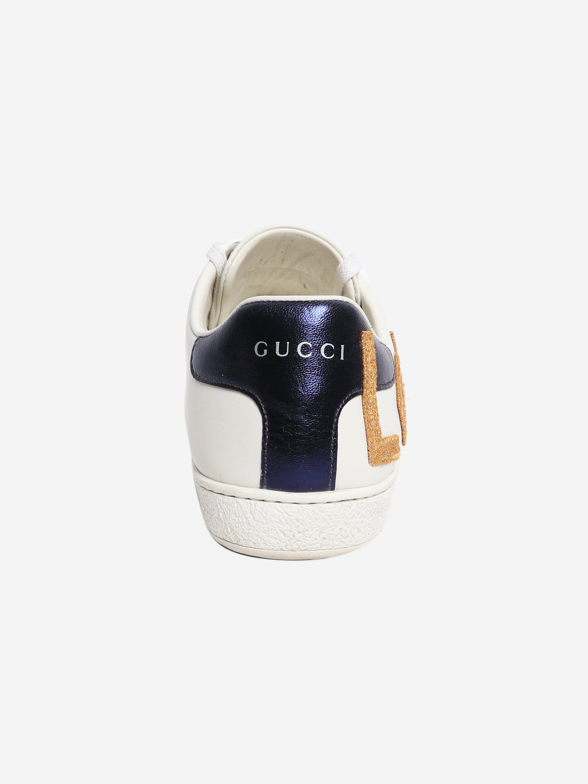 White Ace 'Loved' leather trainers - size EU 38.5 Trainers Gucci 