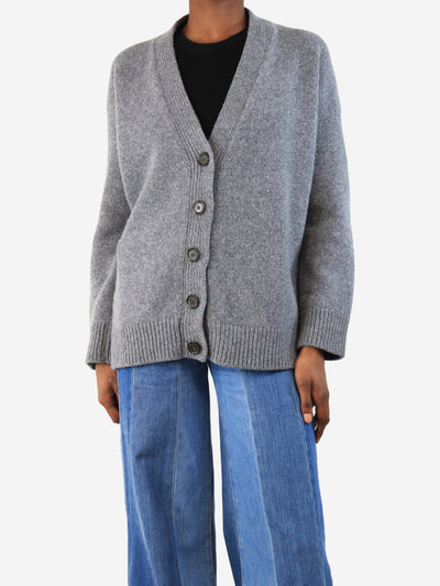Grey wool cardigan - size XS Knitwear & Daughter 