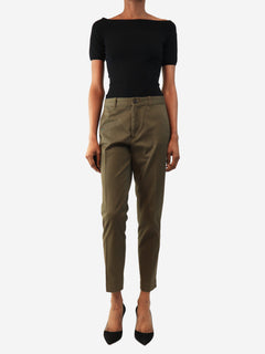 Khaki The Slim Chino - size UK 8