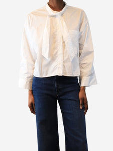 TWP White cropped shirt - size XS