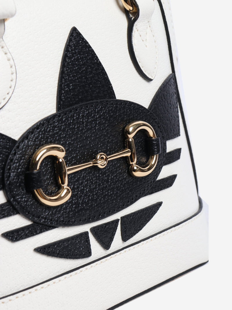 Black and white Horsebit 1955 shoulder bag Shoulder bags Gucci 