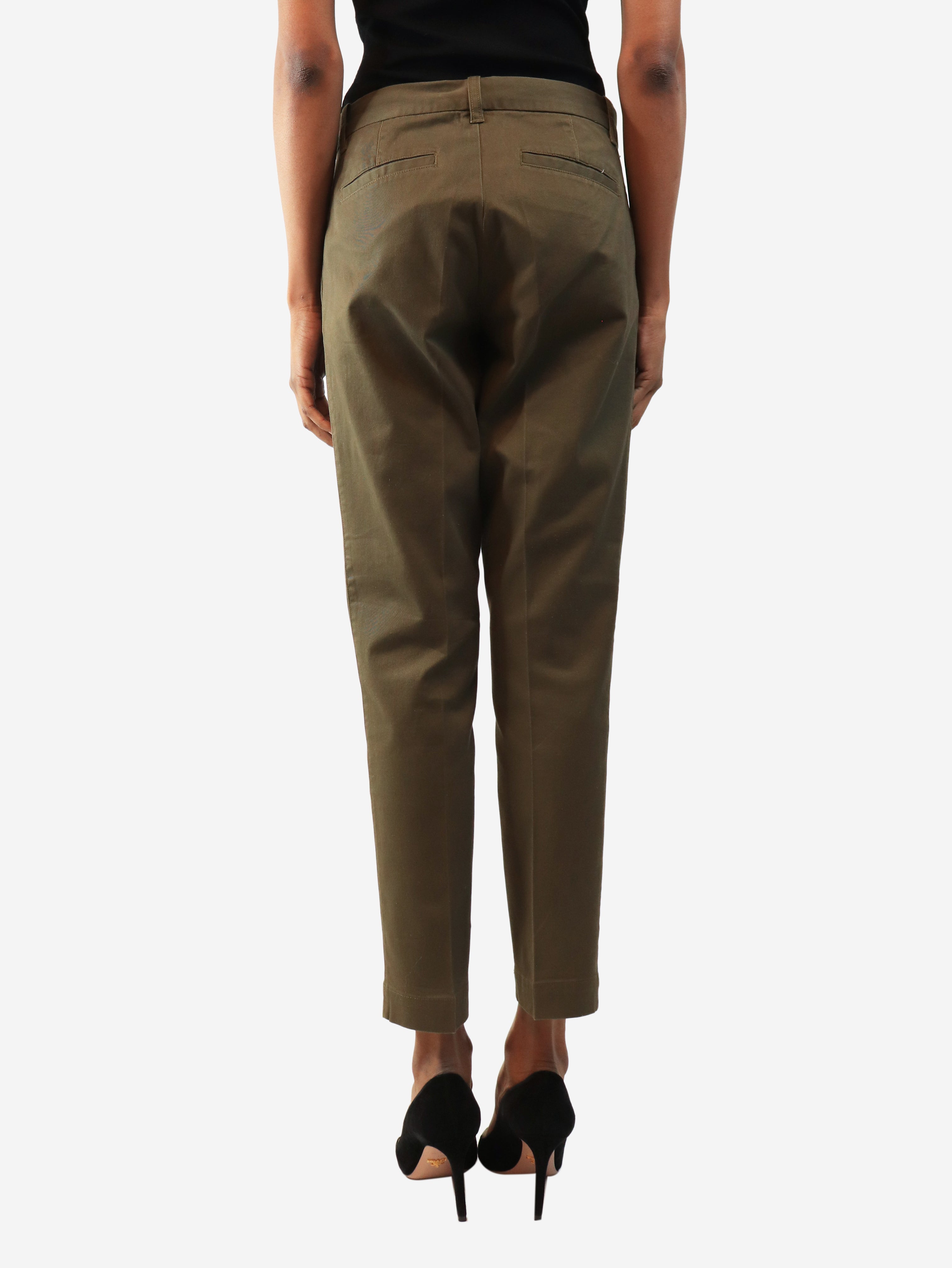 Khaki The Slim Chino - size UK 8