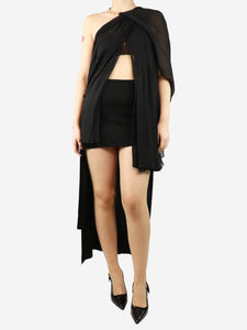 Chloe Black deconstructed skirt - size S