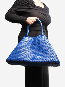 Bottega Veneta Blue large Cabat tote bag