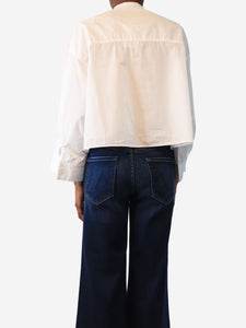 TWP White cropped shirt - size XS