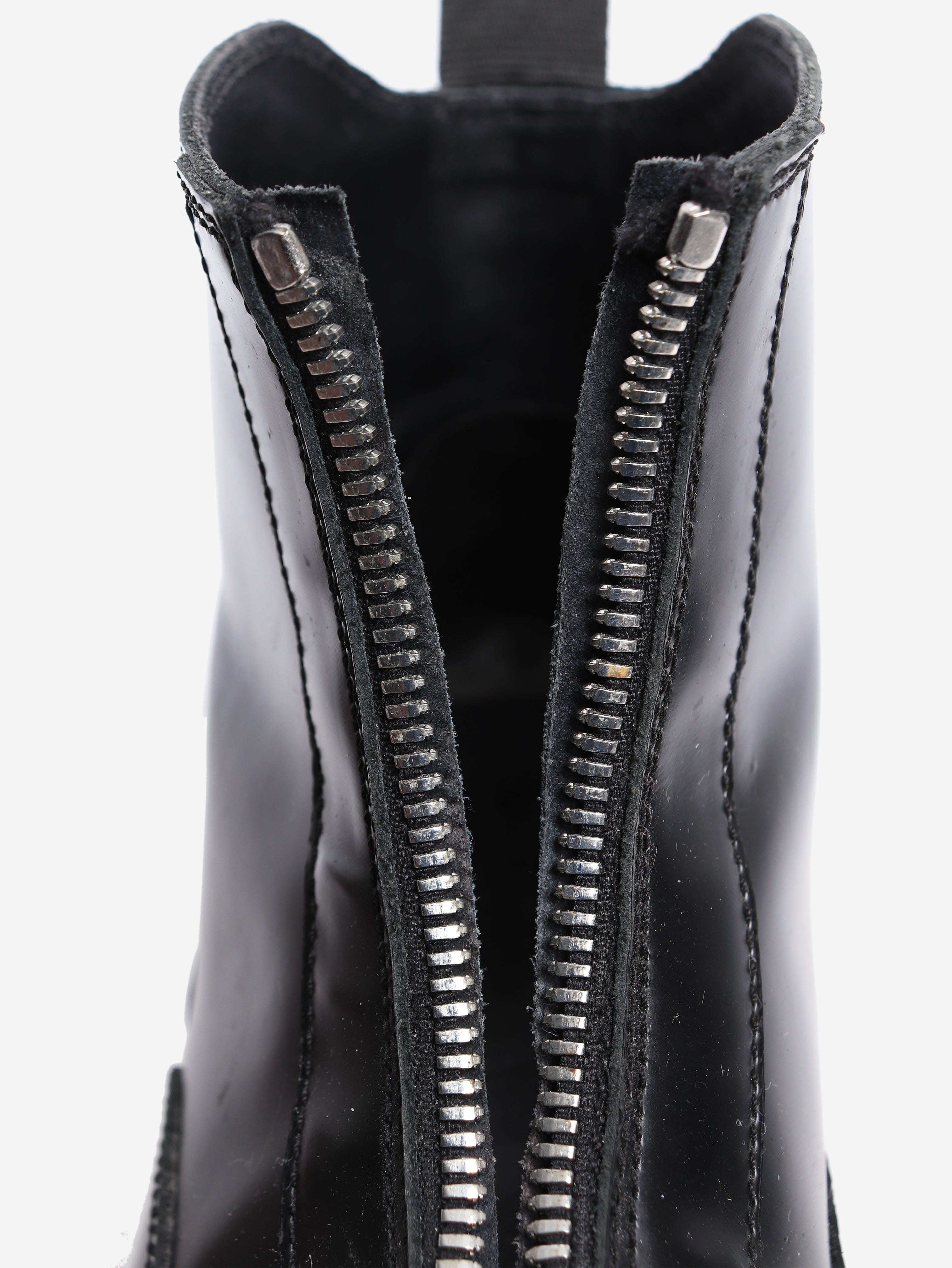 Black ankle chunky boots - size EU 40 (UK 7) Boots Ganni 