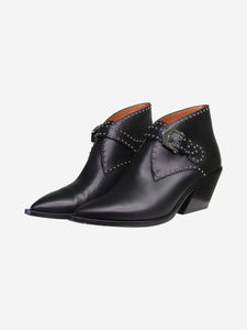 Givenchy Black studded ankle boots - size EU 38