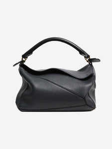 Loewe Dark blue medium Puzzle bag