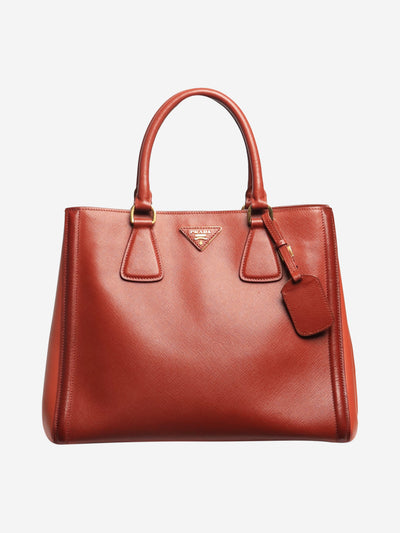 Maroon Saffiano leather Galleria 2way bag Shoulder bags Prada 
