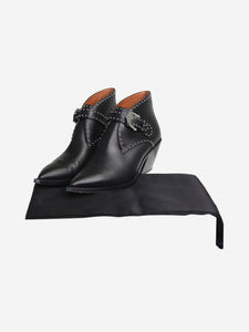Givenchy Black studded ankle boots - size EU 38