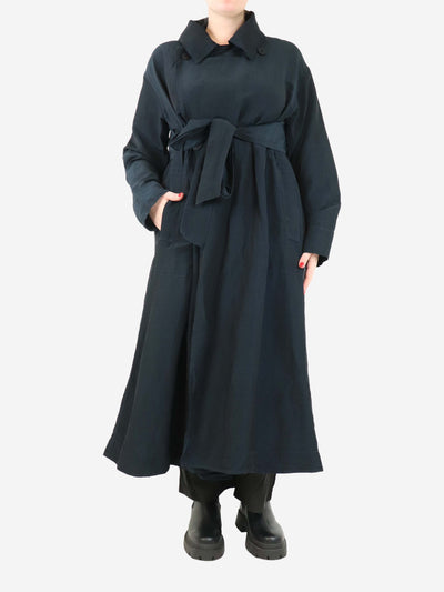 Navy trench coat with belt - size Coats & Jackets Issey Miyake 