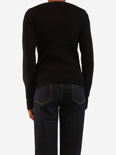 Black off the shoulder jumper - size XS Knitwear Khaite 