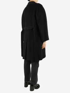 Max Mara Black wool coat - size UK 8