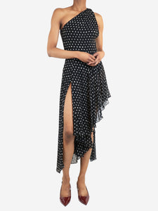 Saint Laurent Polka dot silk dress - UK 6