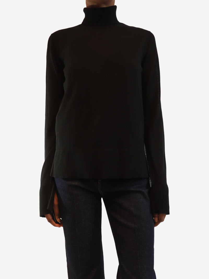 Black turtleneck knit sweater - size XS Knitwear Toteme 
