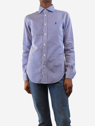 Blue and white striped shirt - size UK 6 Tops Polo Ralph Lauren 